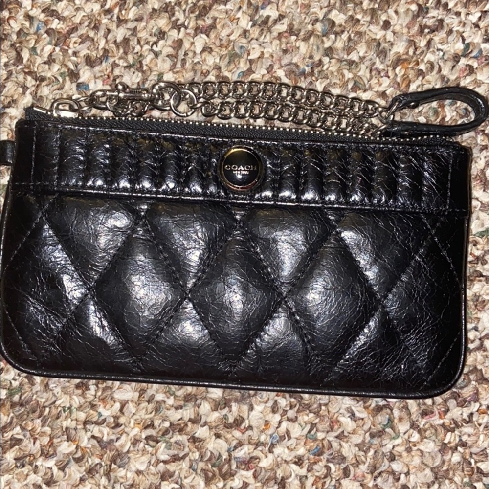Black Coach clutch